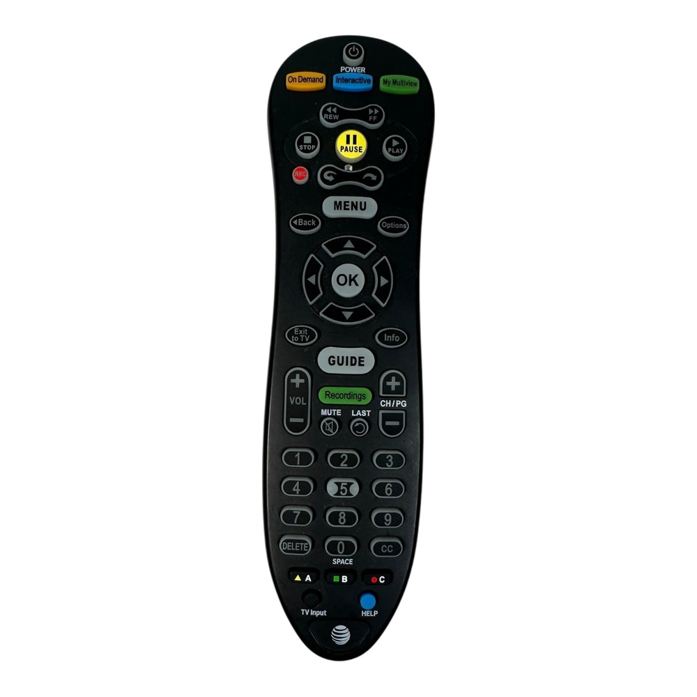 AT&T URC 5601BCQ-XXX-R S30-S1B‎ Universal Remote Control Black